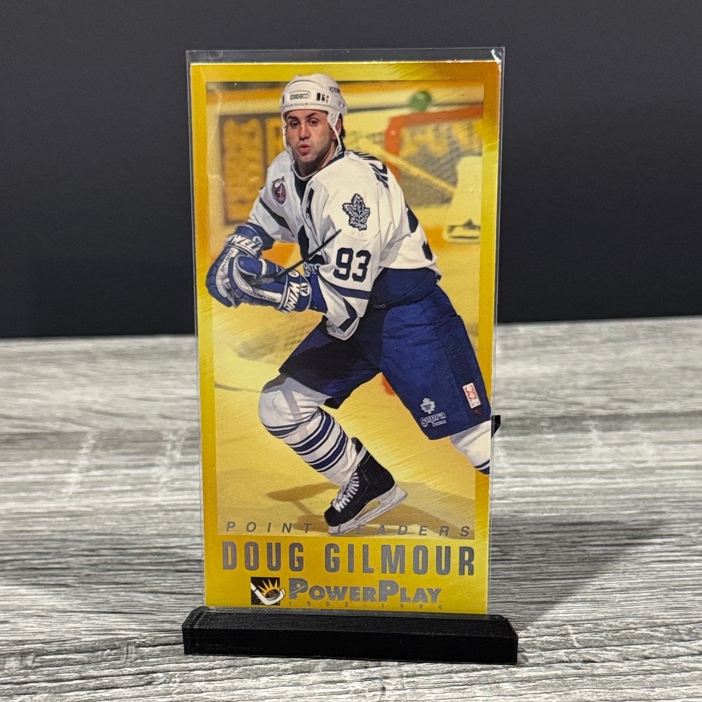 NHL | Fleer PowerPlay Point Leaders #2 of 20: Toronto Maple Leafs: Doug Gilmour